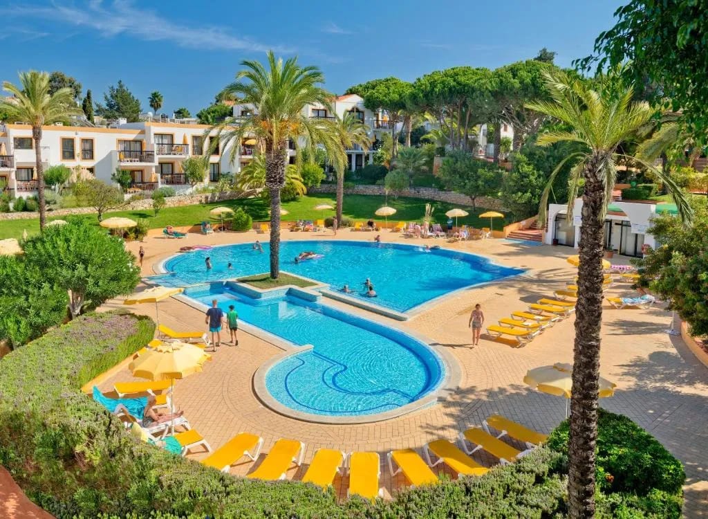 Alfagar Village resort and pool area near Santa Eulália, Algarve