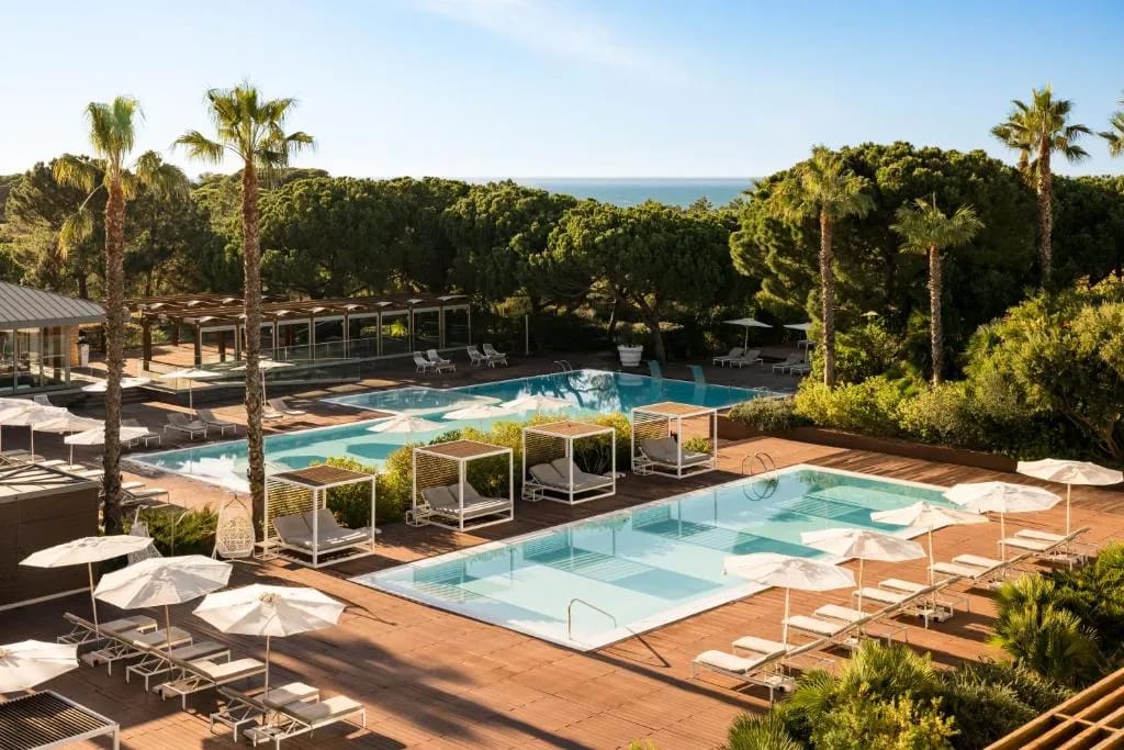 EPIC SANA Algarve Hotel set in pine forest on Falésia beach, Algarve