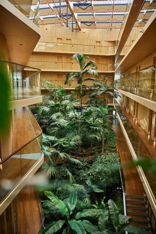 Hotel Jakarta Amsterdam with subtropical garden atrium