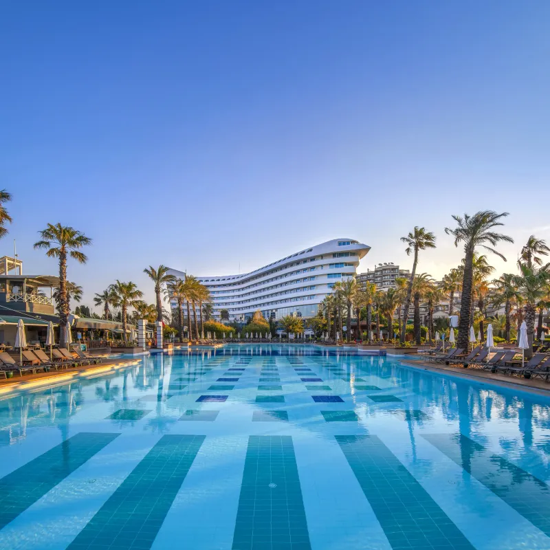 Piscina principal do Concorde De Luxe Resort, Lara Antalya