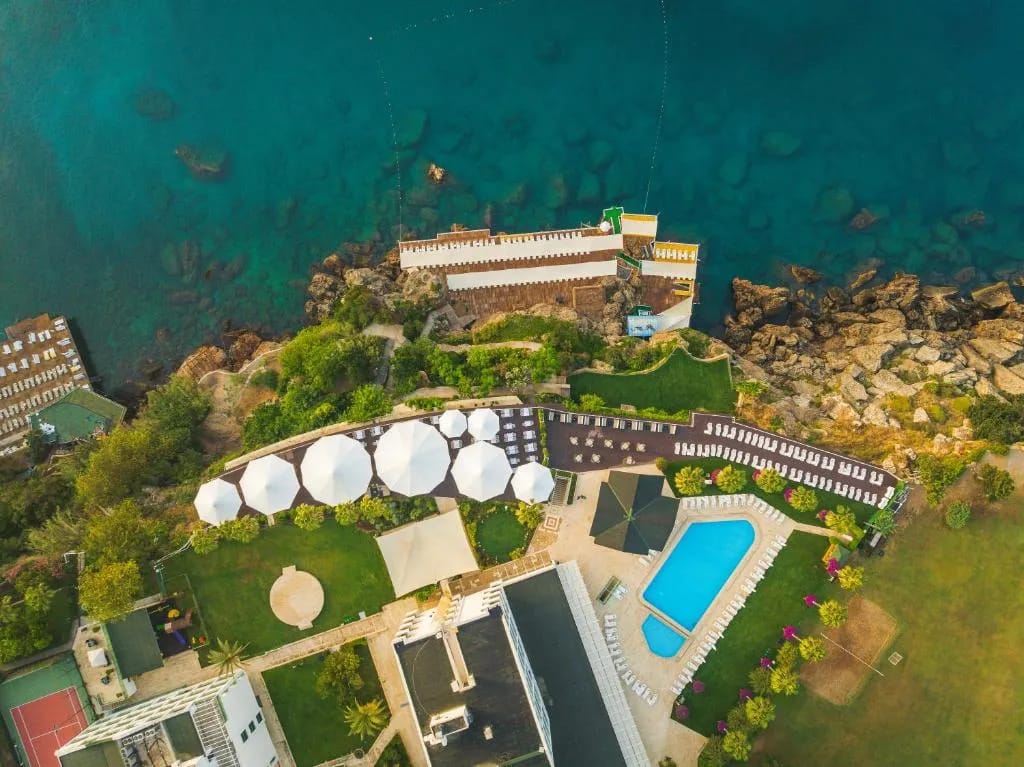 Main pool at Falcon Hotel, Sirinyali Lara Antalya