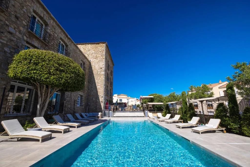 Hôtel L'Abbaye converted monastery in Calvi, Corsica