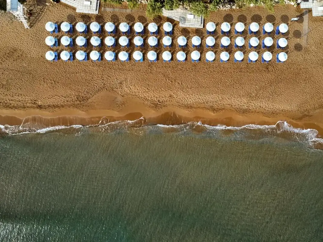 beachfront em Giannoulis Santa Marina Beach Hotel, Creta