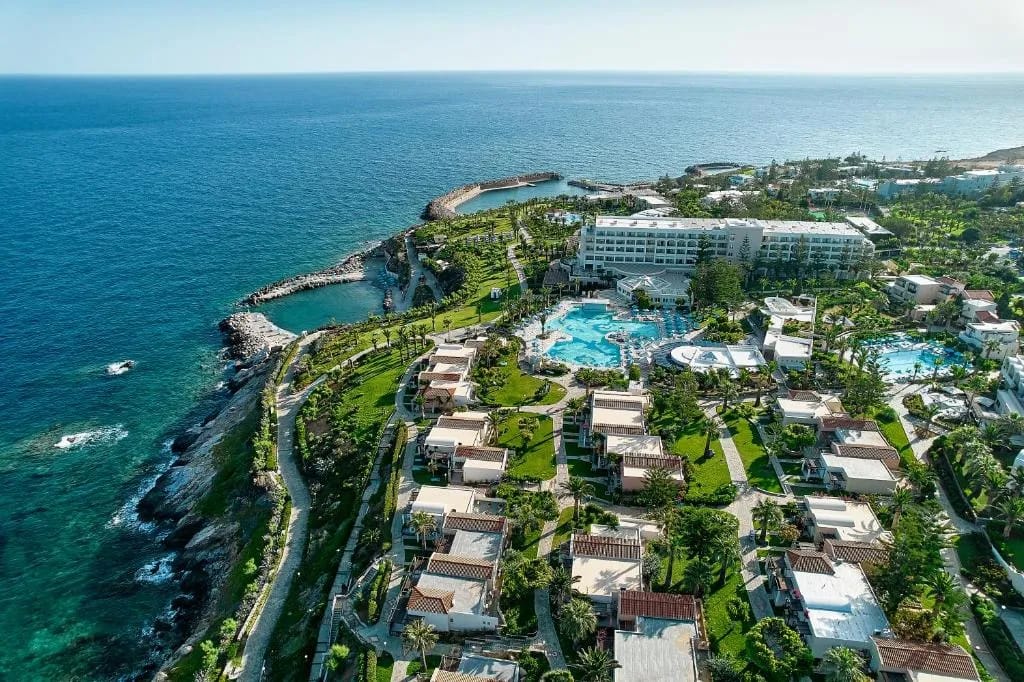 Iberostar Waves Creta Panorama & Mare hotel facade in Panormos, Rethymno, Crete