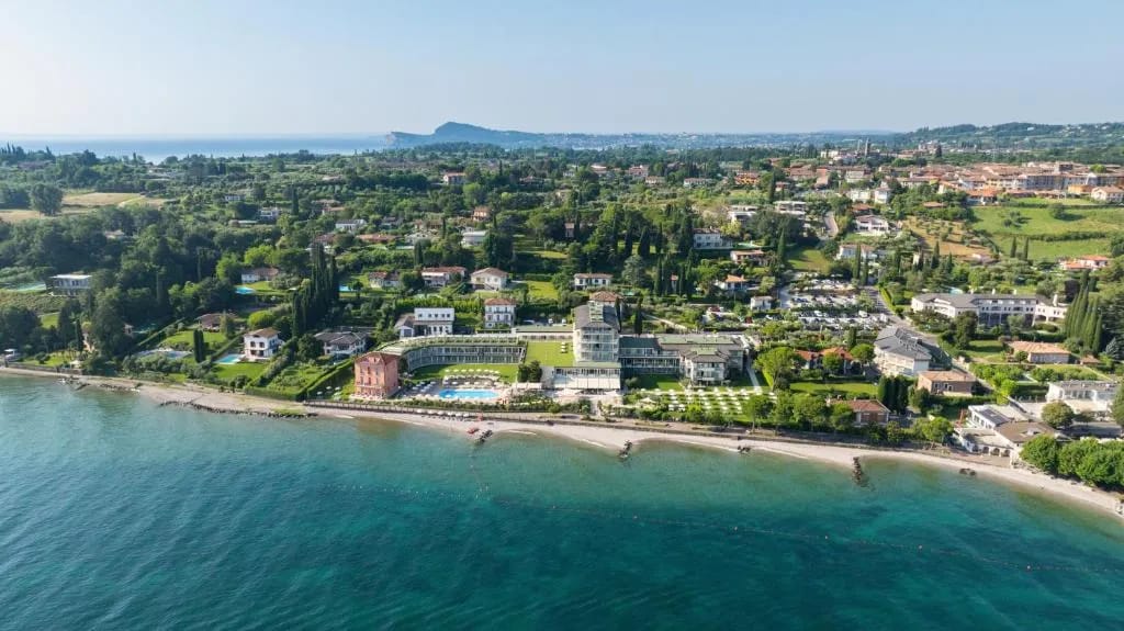 Main outdoor pool at Park Hotel Casimiro on Lake Garda's west shore
