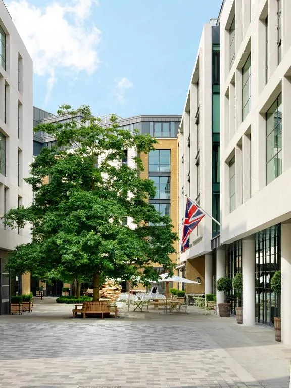 Cour intérieure du Ham Yard Hotel