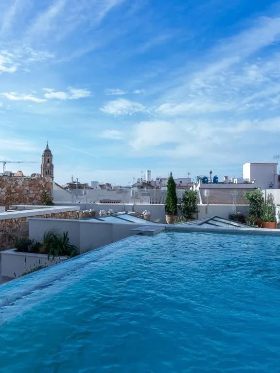 Hotel Well and Come Malaga hotel facade in Malaga Centro, Malaga