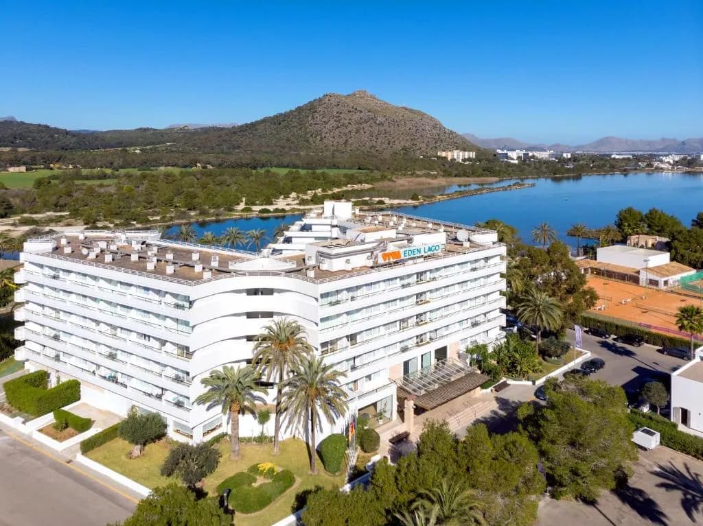 Pool complex at VIVA Eden Lago, Port d'Alcudia, Mallorca