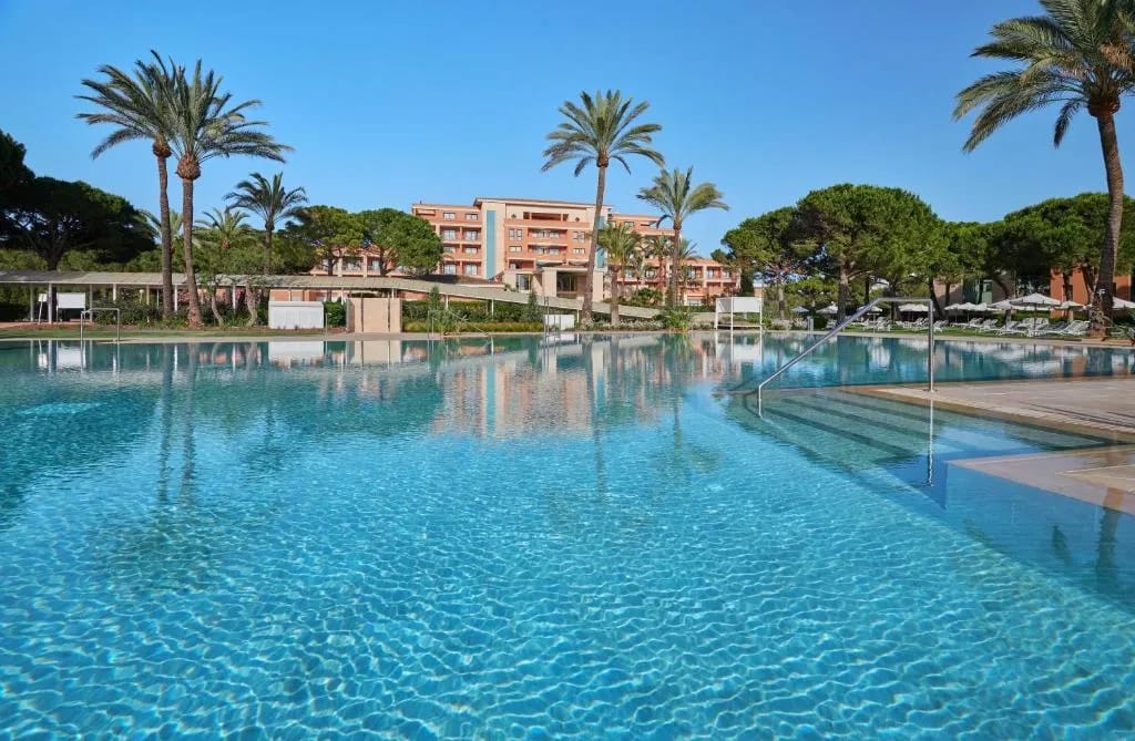 Hipotels Hipocampo Palace & Spa aerial view, Cala Millor