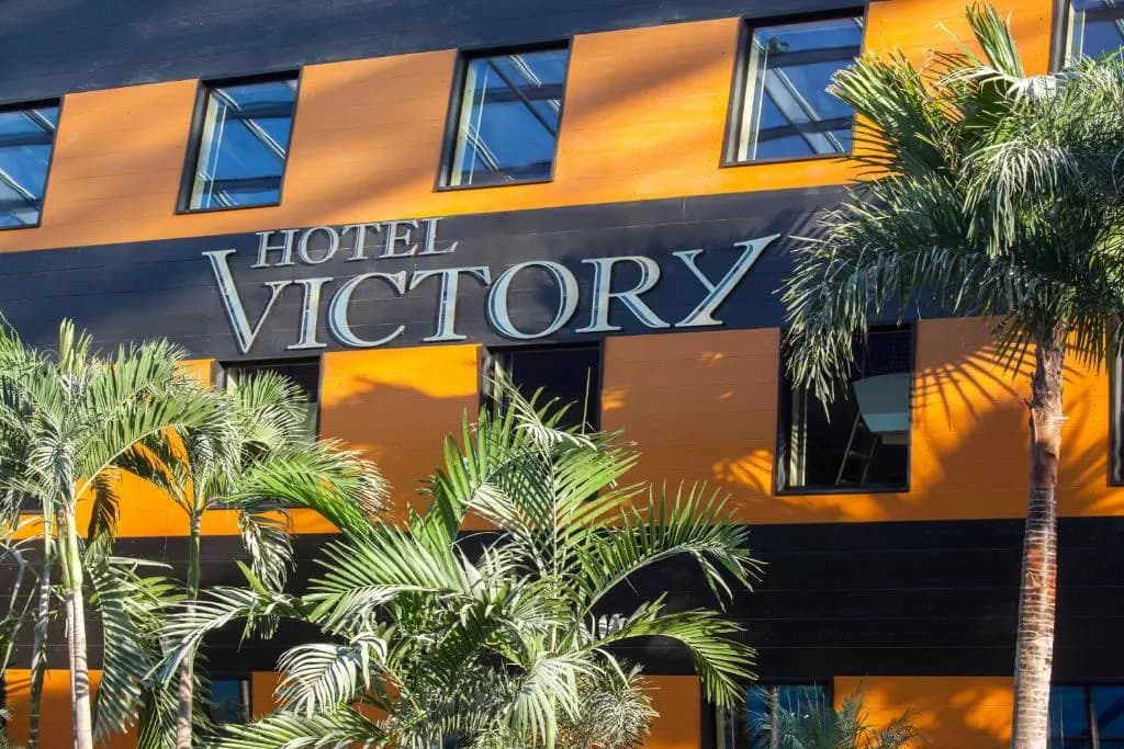 Hotel Victory Therme Erding facade with ship theme, Erding