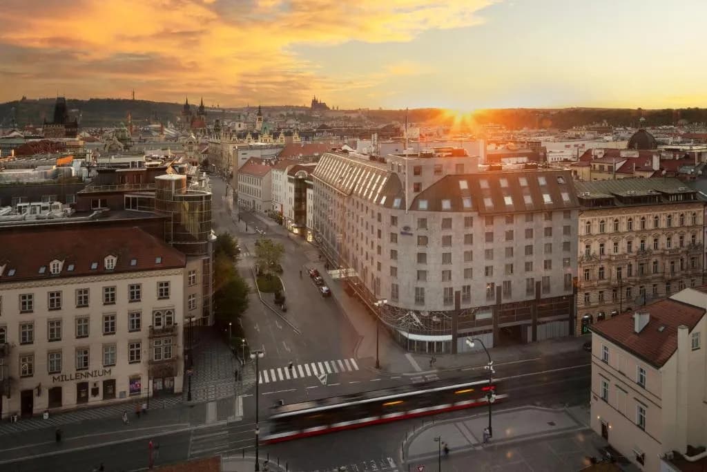 Facade at Hilton Prague Old Town, Prague indoor pool hotel