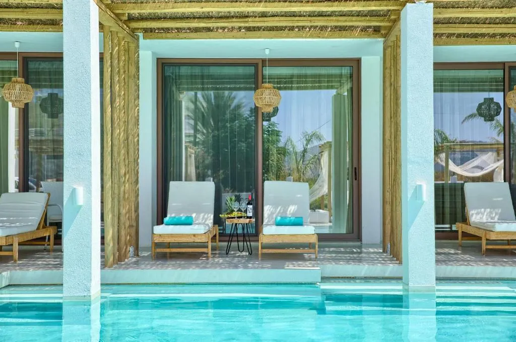 Exterior do Alia Suites and Spa em Haraki, Rodes