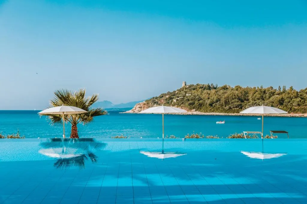 Hotel La Bitta con vistas a la playa de Porto Frailis, Arbatax