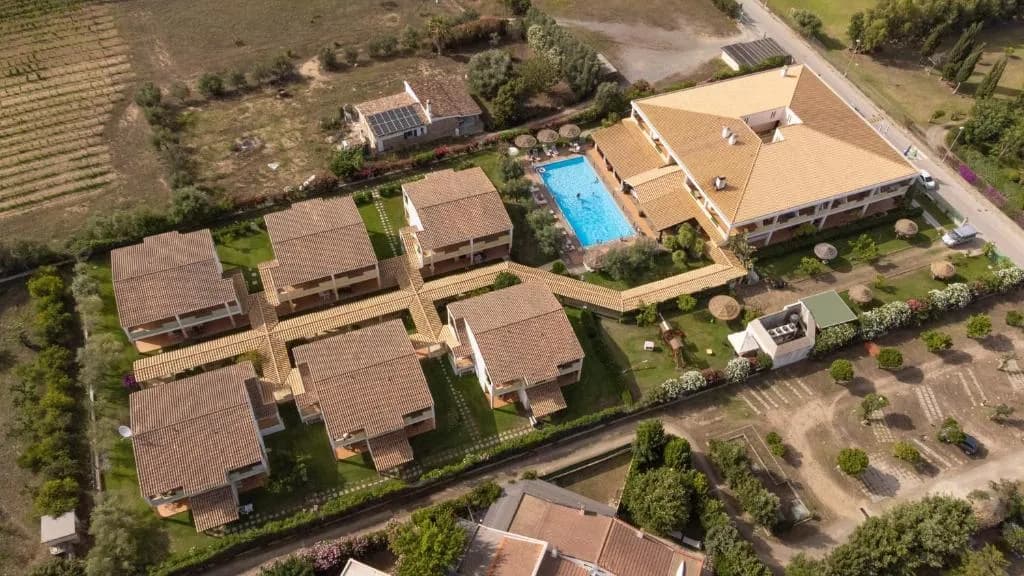 iH Hotels Le Zagare Resort hotel facade in Villasimius, Sardinia