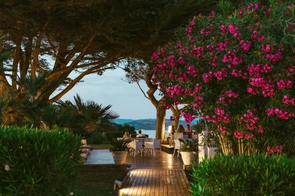 Vista do UNAHOTELS Club Hotel Ancora em Stintino, Sardenha