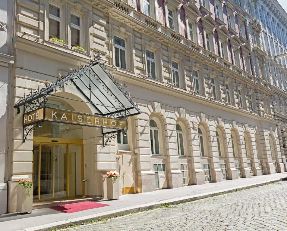 Hotel Kaiserhof Wien facade in Wieden district, Vienna